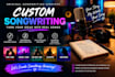 write original songs lyrics and melodies