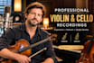 record violin and cello for your song and tracks
