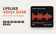 create a natural ai voice over in 10 languages