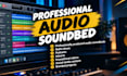 create your professional audio soundbed