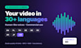 create natural ai voiceovers and dubbing in 30 plus languages