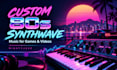 create custom 80s synthwave and retro game music
