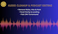 clean up audio, remove noise, and edit your podcast