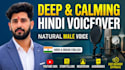 record a deep and calming hindi voice over
