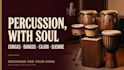 record live percussion, congas, bongos, cajon and djembe