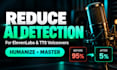 humanize ai voiceovers and professionally master your audio