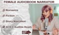 romantic suspense dramatic fiction audiobook narration
