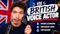 be your professional young british male voice actor