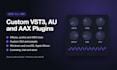 develop a custom vst3, au and aax audio plugin in juce