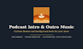 compose original podcast intro, outro and background music