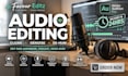 clean denoise de hum, edit raw audiobook, podcast, voiceover adobe audition pro