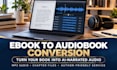 convert your ebook into an ai narrated audiobook