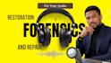 do forensic audio enhancement, voice detection and analysis