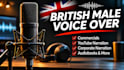 record a professional british male voice over