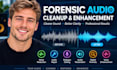 clean, repair and enhance forensic audio recordings