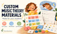 create music theory materials tailored to your students