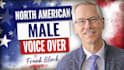 produce a north american male voice over