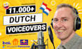 be your dutch male voice over with 15 years of experience
