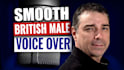 record human professional british voice over, dry male voice over