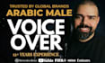 record a broadcast ready professional arabic male voice over