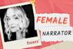 narrate a high quality female voiceover or audio book