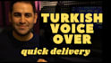 record a professional turkish male voice over