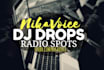 record a sexy dj drop, podcast intro or radio imaging