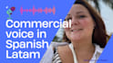 record commercial voice in spanish latam