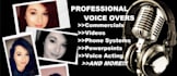 record female audio voiceovers
