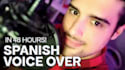record spanish voice over deep male voice professional