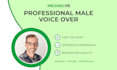 record an american male voice over