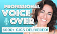 record professional american female voice over