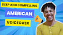 record high quality voiceover audio from an  american male voice actor