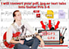 transcribe your PDF acoustic, electric guitar sheet music into guitar pro tabs