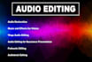perform a professional audio editing