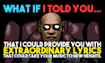 be your ghostwriter and write your rap songs