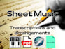 transcribe or arrange music to PDF, midi, finale, musicxml