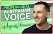 record a professional australian male voice over