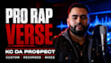 write and record a professional rap verse for your track