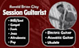 record outstanding electric and acoustic guitar tracks for your song