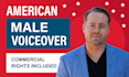 record your professional american male voice over