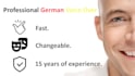 create a perfect professional german voice over
