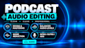 deliver podcast editing in 48h