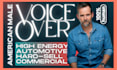 record an american english male voice over