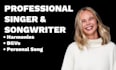 record female background vocals on your song