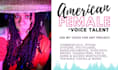 quickly record a professional american female voice over