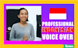 be professional indonesian voice over
