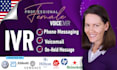record a professional american female voiceover