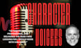 record a character voice over