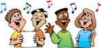 sing happy birthday as a barbershop quartet
